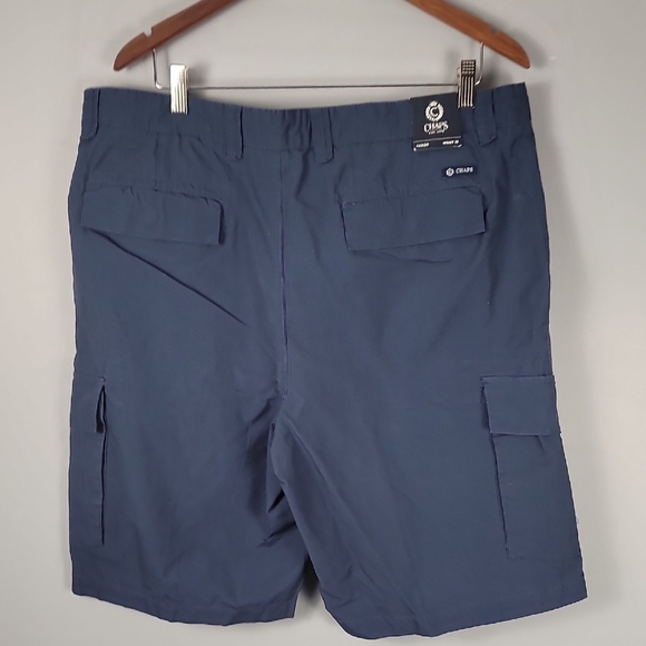Chaps Men's NEW Navy Blue Cargo Shorts Relaxed Fit - Picture 6 of 8